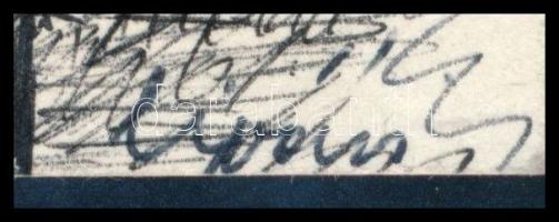 Ujváry Lajos (1925-2006): Hévíz, Pénzügyőr üdülő. Toll, papír, jelzett. 15×17,5 cm