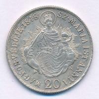 1848KB 20kr Ag "V. Ferdinánd" T:AU,XF juszt.
Hungary 1848KB 20 Kreuzer Ag "Ferdinand...