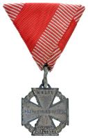 1916. "Károly-csapatkereszt" Zn kitüntetés mellszalagon T:AU 
Hungary 1916. "Charles...