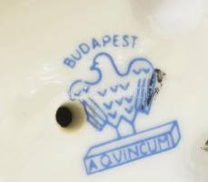 Aquincum malac, lóhere mintával, farok nélkül, jelzett, h: 5 cm