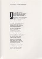 Illyés Gyula 90. (Számozott.)
[Budapest], 1992. Magyar Bibliofil Társaság - Alföldi Nyomda. 54 + [6...