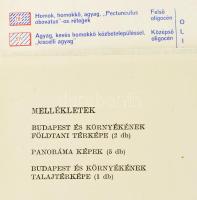 Budapest természeti képe. Szerk.: Dr. Pécsi Márton. Budapest Földrajza I. Budapest Földrajza I. köt....