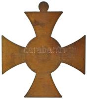 2010. "A Vitézi Rend jubileumi emlékérdemkeresztje" kitüntetés bronz munkadarabja T:UNC