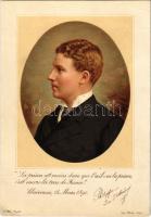 Louis Philippe Robert (1869 - 1926) / Prince Philippe, Duke of Orléans, litho. Pinxit. P. Petit (non PC) (fa)