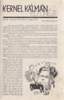 Tükör. Képes havi folyóirat. Felelős szerkesztő: Révay József. I. évfolyam, 1. szám. 1933. november....