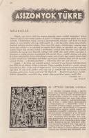 Tükör. Képes havi folyóirat. Felelős szerkesztő: Révay József. I. évfolyam, 1. szám. 1933. november....
