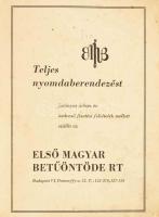 A nyomdászmester. Vezérfonál a nyomdaipari mestervizsgákhoz. (Bp., 1939), Budapesti Sokszorosítók Ip...