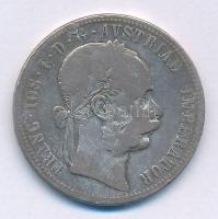 Ausztria 1872. 1Fl Ag "Ferenc József" T:F Austria 1872. 1 Florin Ag "Franz Joseph" C:F Krause KM#2222