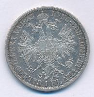 Ausztria 1863A 1Fl Ag "Ferenc József" T:VF Austria 1863A 1 Florin Ag "Franz Joseph&qu...