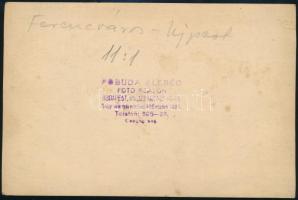 cca 1920-1935 Kovács "Fuxi" János, a Ferencváros (Fradi, FTC) labdarúgó-csapata gyúrója, e...