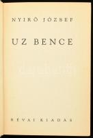 2 db Nyirő József kötet: Az én népem; Uz Bence. Bp., 1935-1936. Révai. Kiadói festett halinakötésben