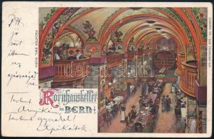 1900 Bern, Kézdi-Kovács László (1864-1942) festőművész, műkritikus sorai családjához Budapestre, a b...