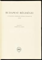 Gerevich László: Budapest régiségei. Bp., 1958. Akadémiai Kiadó. Kiadói kopottas egészvászon-kötés, enyhén szétvált kötéssel.