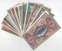 14db-os vegyes korona, pengő és inflációs bankjegy tétel, közte 1923. 1000K "Magyar Pénzjegynyo...