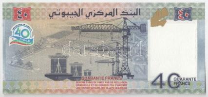 Dzsibuti 2017. 40Fr "A Függetlenség 40. évfordulója" T:UNC Djibouti 2017. 40 Francs "...