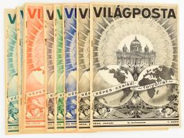 1934 Világposta képes családi folyóirat V. évf. 1-12. sz. Teljes évfolyam!