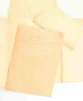 cca 1982-89 Sárdy Lóránt (1931-2014) restaurátor levelezése a Debreceni Déri Múzeummal, Orlai Petric...