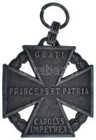 1916. "Károly-csapatkereszt" Zn kitüntetés mellszalag nélkül T:XF Hungary 1916. "Char...