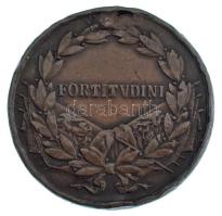 1917. "Károly Bronz Vitézségi Érem" bronz kitüntetés mellszalag nélkül és fül nélkül. Szig...