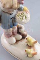 3 darab antik német porcelán figura, közte 2 darab sérült, m: 9-15 cm