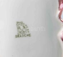 Drasche márványmázas váza. Jelzett, hibátlan, m: 12,5 cm