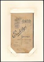 cca 1900 Ruttkayné Kossuth Lujza (1815-1902), Kossuth Lajos lánytestvére és gróf Kreith Béla (1851-1...