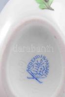 Herend kézzel festett tojás bonbonier. Jelzett, hibátlan, h: 7,5 cm