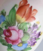 Herend kézzel festett tojás bonbonier. Jelzett, hibátlan, h: 7,5 cm