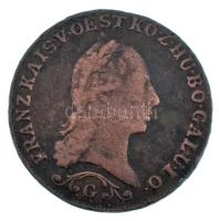 1812G 1kr Cu "I. Ferenc" T:VF,F ph, patina