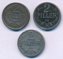 1916-1918. 2f Fe (3xklf) T:AU,XF