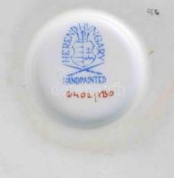 Herendi Viktória mintás körmös váza, jelzett, hibátlan, m: 13 cm