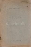 Fehér Ottó László:
Az én lantom. Versek. [Számozott, aláírt.]
Budapest, [é. n.]. Szerző - szerzői ...