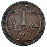 Ausztria 1897. 1h bronz T:AU patina
Austria 1897. 1 Heller bronze C:AU patina
Krause KM#2800