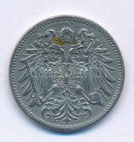 Ausztria 1907. 20h Ni T:AU kis ph
Austria 1907. 20 Heller Ni C:AU small edge error
Krause KM#2803