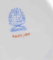 Herendi viktória mintás bonbonier, nyúl fogóval, jelzett, hibátlan, 14x10x10 cm