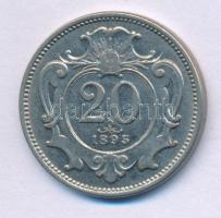 Ausztria 1895. 20h Ni T:AU 
Austria 1895. 20 Heller Ni C:AU
Krause KM#2803