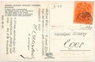 1938 Budapest, Szent István jobbja a körmenetben (EK)