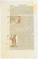 cca 1545-1580 Münster, Sebastian: Cosmographiae 1 lapja. Benne Olaszország és a császárok leírásával...