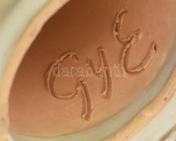 Győrbíró Enikő (1932-1999):Lány. Jelzett, kis kopottsággal, m: 25 cm