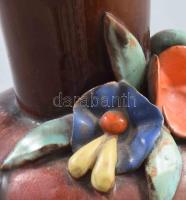 Komlós váza. Jelzett, kopással, m: 18 cm