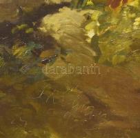 Pálnagy Zsigmond (1896-1959): Bibliai jelenet, 1933. Olaj, vászon, kartonon. Jelezve balra lent. Dek...