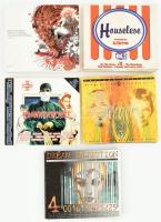 Vegyes 5 darabos CD tétel: Sandy Rivera: Renaissance. The Masters Series Part 8 + Houselese. Vol. 2 + RAveline: Krankenhouse + House of Joy 3 + Dream Injection Vol. 4.