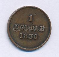 Guernsey 1830. 1d Cu T:VF karc, ph
Guernsey 1830. 1 Double Cu C:VF scratch, edge error
Krause KM#1