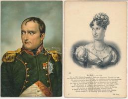 NAPOLEON - 15 db régi használatlan képeslap / 15 pre-1945 unused postcards