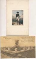 NAPOLEON - 15 db régi használatlan képeslap / 15 pre-1945 unused postcards