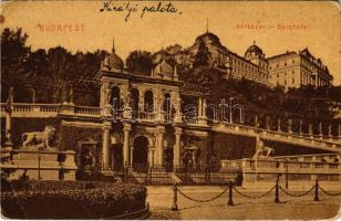 Budapest I. Királyi vár, Várbazár + "Újpesti Izraelita Közművelődési Egyesület" (EB)