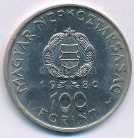 1980. 100Ft Ni "Szovjet-magyar közös űrrepülés" T:AU Adamo EM61