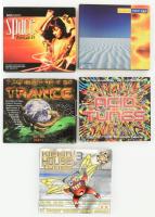 Vegyes 5 darabos CD tétel: Space Annual #1 + Arcade the best of new age + The History of Trance Part 1 + Acid Tunes Vol. I + Kickin' House Tunes 3.