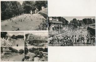 Budapest III. Csillaghegyi strand - 5 db modern Képzőművészeti Alap képeslap