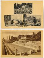 Budapest III. Csillaghegyi strand - 5 db modern Képzőművészeti Alap képeslap